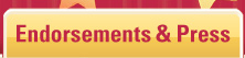 Endorsements & Press