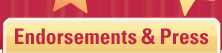 Endorsements & Press